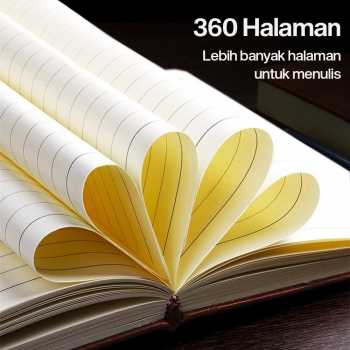 Gambar produk Toddi Buku Jurnal Hardcover Notebook Diary 80 GSM 360 Halaman Grid - CW-5025