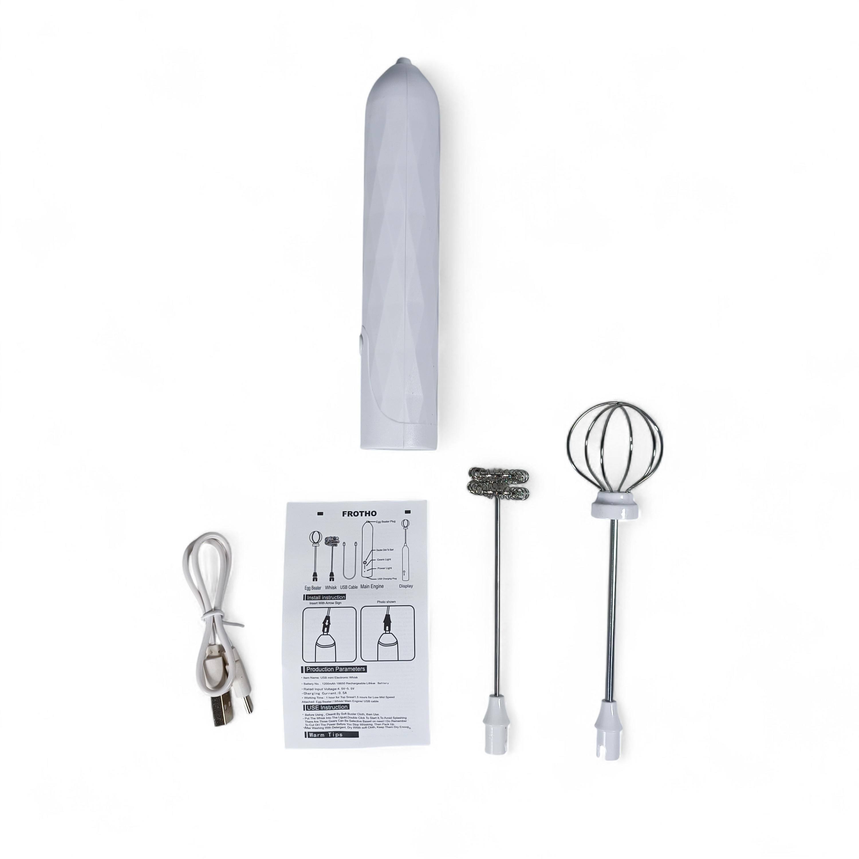 Gambar produk Cosy Hand Mixer Mini Pengocok Telur Balloon Whisk Foamer USB Type C - C304