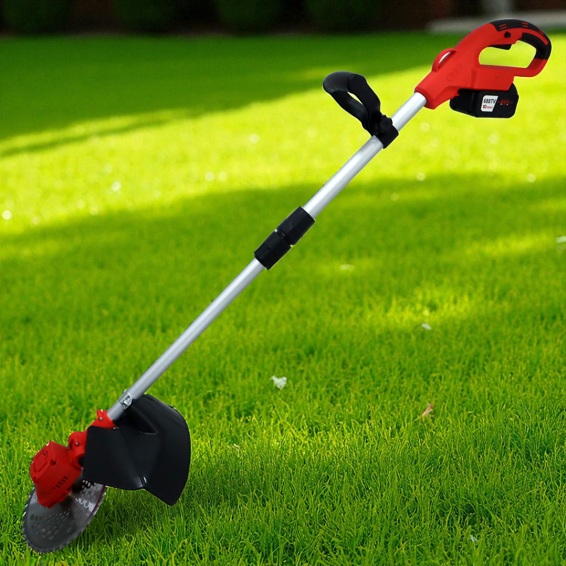 Gambar produk BORNRIN Mesin Pemotong Rumput Ranting Electric Grass Trimmer - BR12