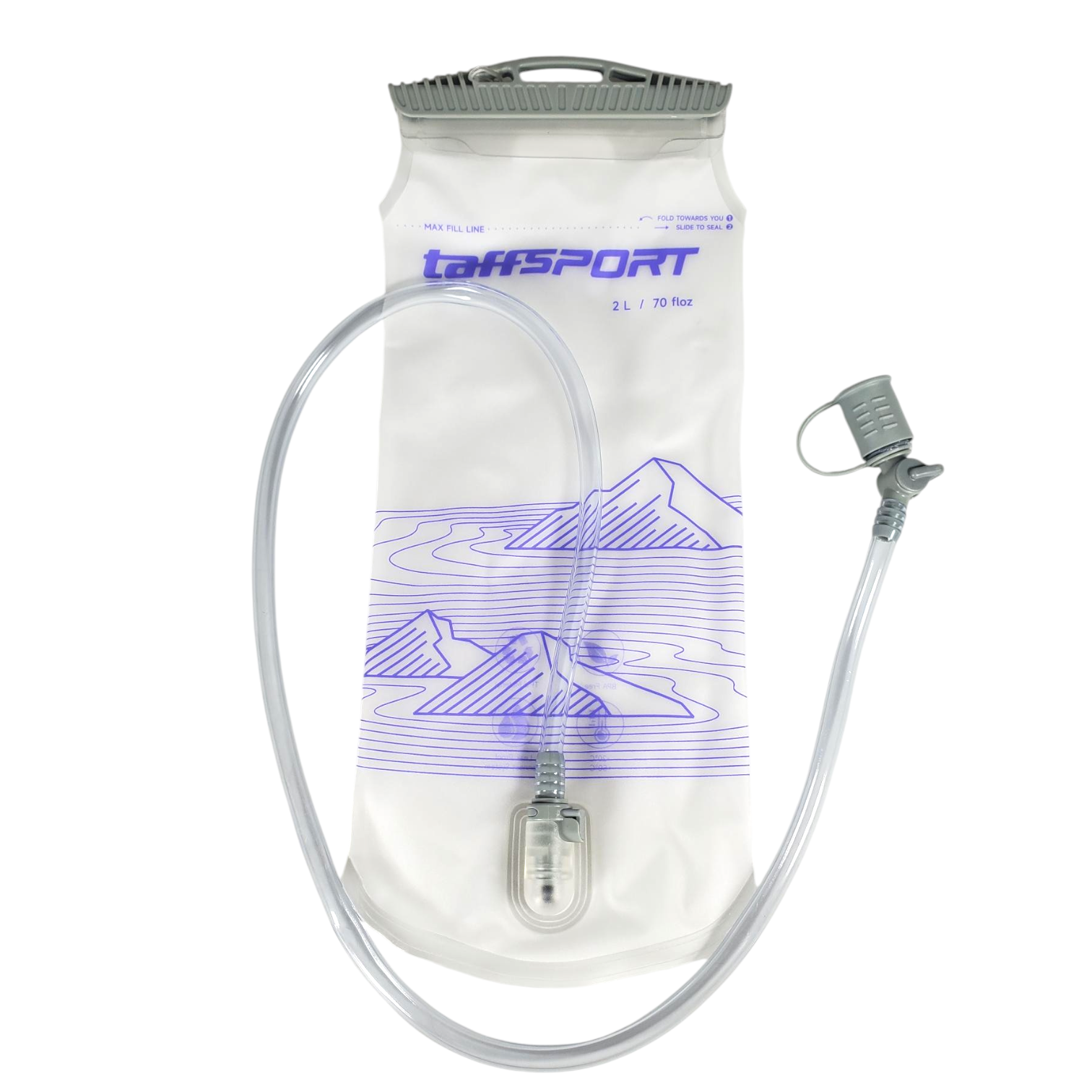 Gambar produk TaffSPORT Kantong Air Minum Water Bladder TPU Bite Valve 2L - TFWP-02