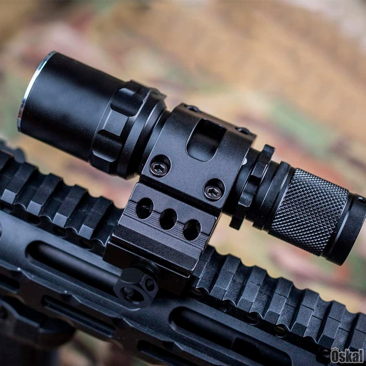 Gambar produk Gun Mount Senter Flashlight Holder 25.4mm - HS-FM001