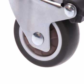 Gambar produk CASTRY Roda Kastor Furniture Soft Rubber Caster Wheel 2 Inch 2 PCS Screw with Brake - C20