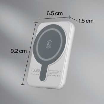 Gambar produk Tollcuudda Power Bank Wireless Magnetic MagSafe PD USB 20W 10000mAh - TC374