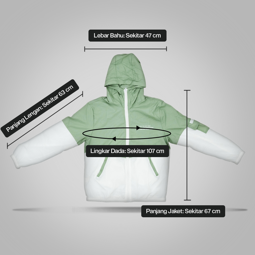 Gambar produk MOMO Jaket Running Anti UV Windbreaker Korean Style Polyester XXL - MM067