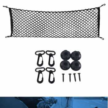Gambar produk MALUOKASA Car Trunk Cargo Net Luggage Jaring Barang 120x40cm - QM4051