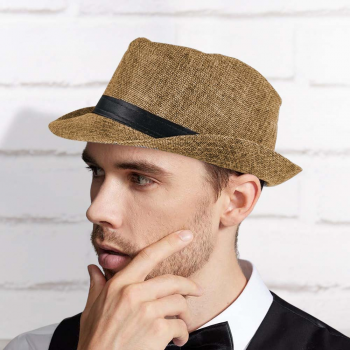 Gambar produk Yingrui Topi Fedora Unisex Laken Hat Jazz Classic Vintage - M-58