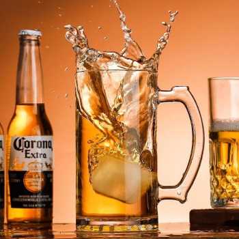 TREDO Gelas Mug Bir Beer Sodium Calcium Glass Drilled Bottom Cup 500ml - T515