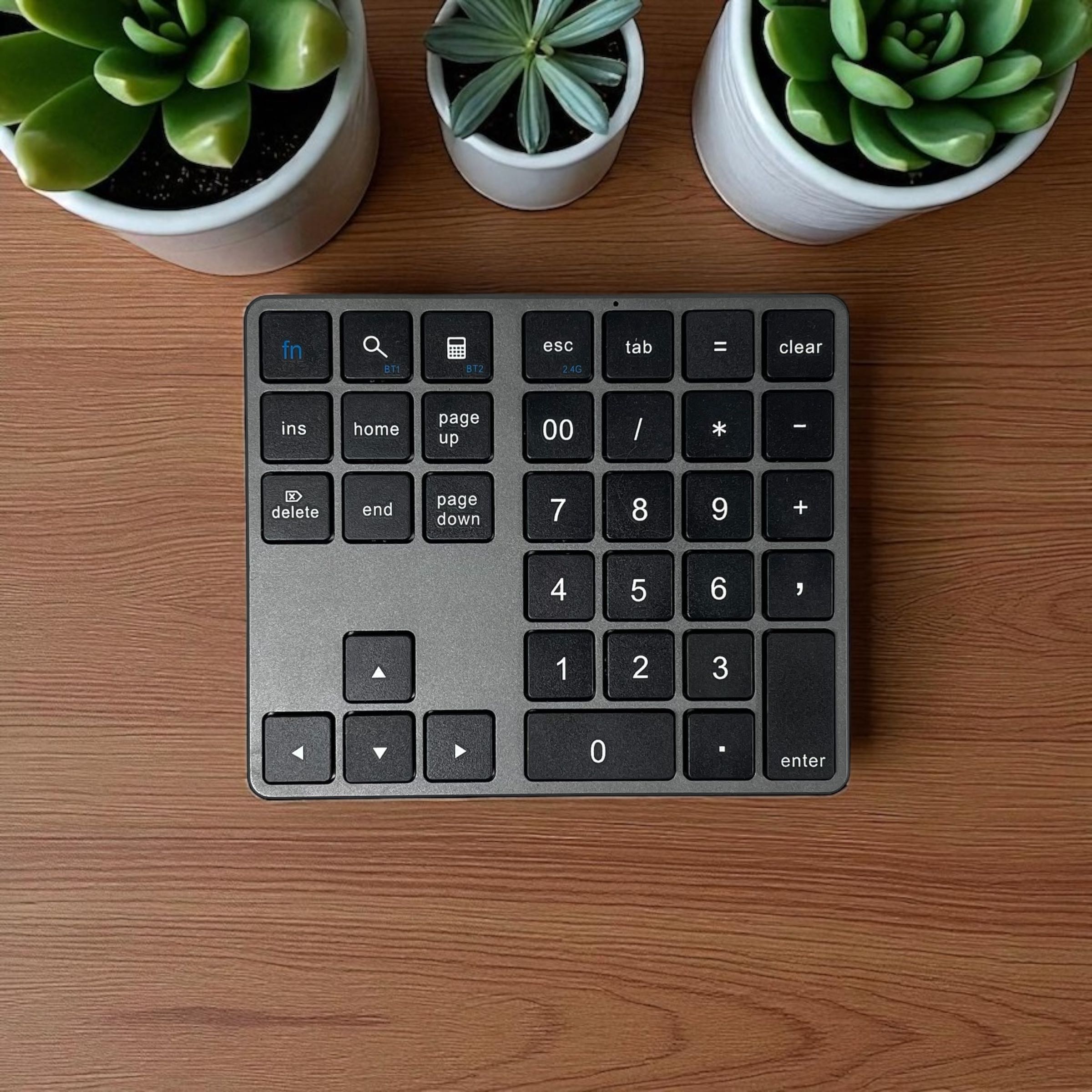 Gambar produk MRSVI Keyboard Numeric Wireless 2.4GHz Bluetooth Silent Click Keypad - K35
