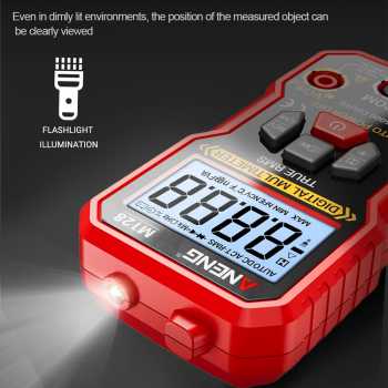 Gambar produk ANENG Digital Multimeter Voltage Tester AC/DC NCV Flash 6000 Counts - M128