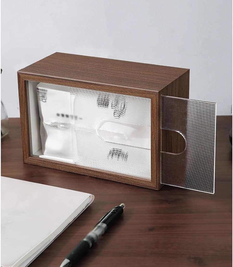 Gambar produk TWL Kotak Tisu Kayu Minimalist Wooden Tissue Box - T-19