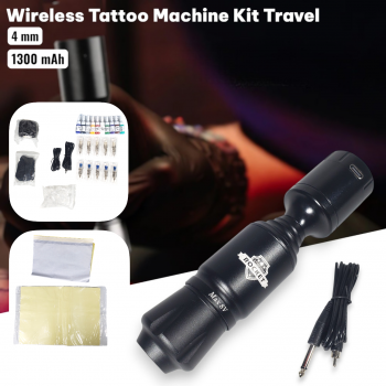 ROCKET Wireless Tattoo Machine Kit Travel 4mm 1300mAh with Cartridge - YL359