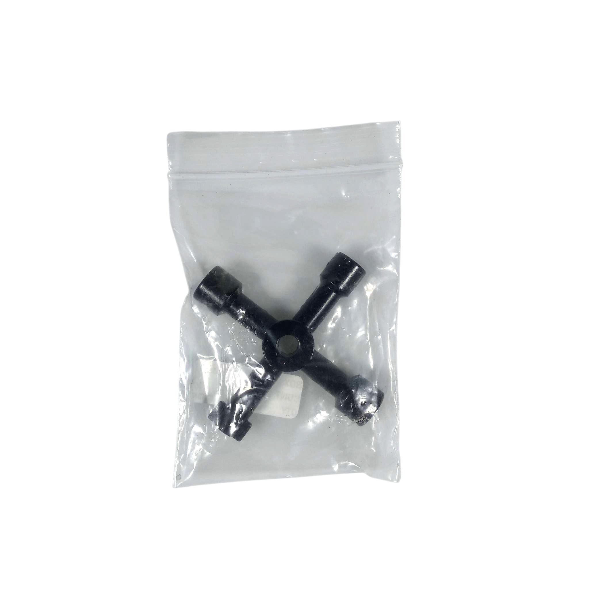 Gambar produk DIHAKI Kunci Pas 4in1 Universal Elevator Cross Triangle Key - LXX3116