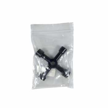Gambar produk DIHAKI Kunci Pas 4in1 Universal Elevator Cross Triangle Key - LXX3116