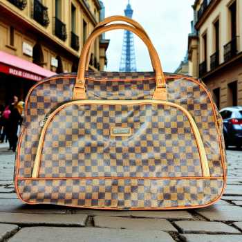 Rhodey RAIMIQI SEMOR Tas Jinjing Duffle Bag PU Leather Unisex 20 Inch - CB001