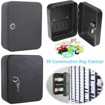 Gambar produk KDK Lemari Kunci Cabinet 20 Hook Key Box Wall Mounted with Key Lock - KD-20