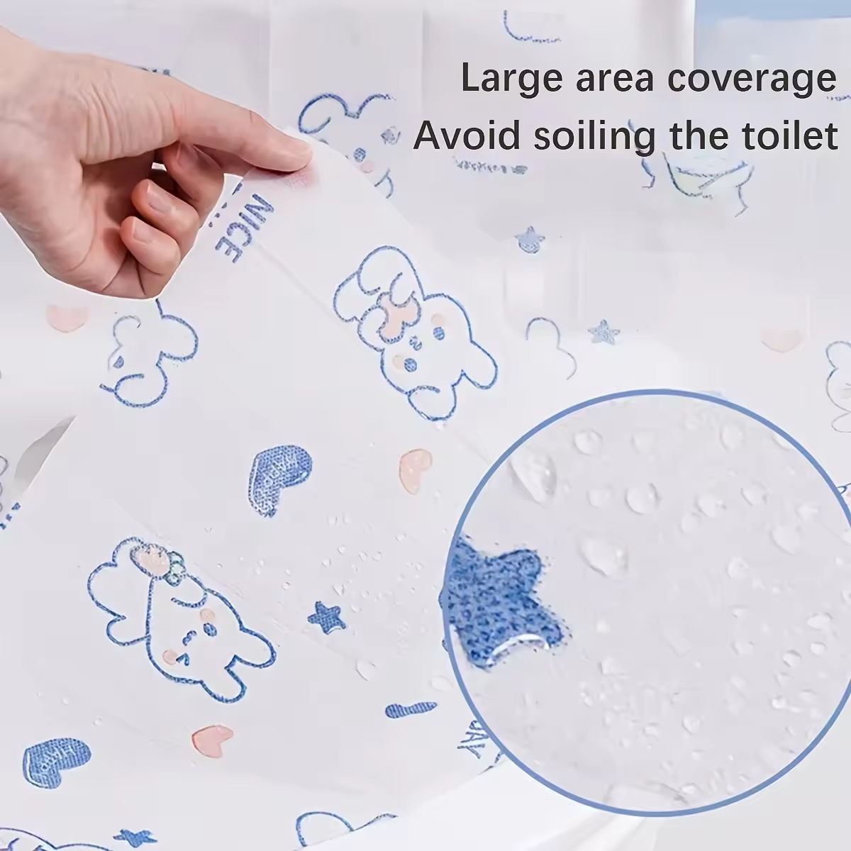 Gambar produk FMA Disposable Toilet Seat Covers for Travel Public Bathrooms 10PCS - FM-FF10