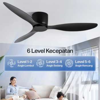 Gambar produk SOVE Kipas Angin Gantung Plafon Ceiling Fan 52 Inch - FS2007