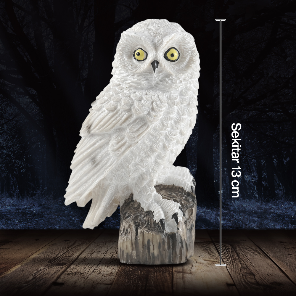 Gambar produk OOBEST Lampu Taman Hias Burung Hantu Waterproof Solar Panel Warm White - SG15S