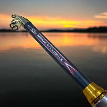 Gambar produk TaffSPORT Joran Pancing Antena Portable Carbon Fiber Rod 2.1M 5