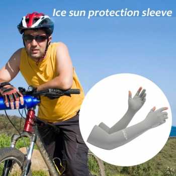 Gambar produk YXST Sarung Tangan Panjang Manset Sleeve Two Fingers Sunscreen Spandex - SP10