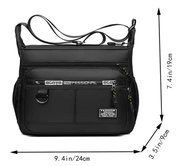 Gambar produk STAYE Tas Selempang Pria Kantor Shoulder Messenger Bag Polyester - ST2