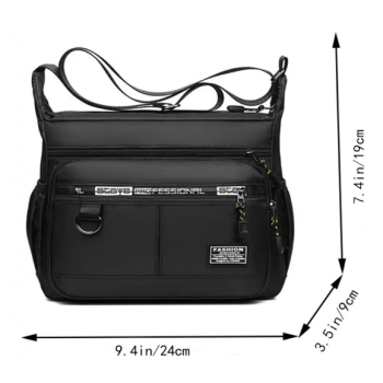 Gambar produk STAYE Tas Selempang Pria Kantor Shoulder Messenger Bag Polyester - ST2