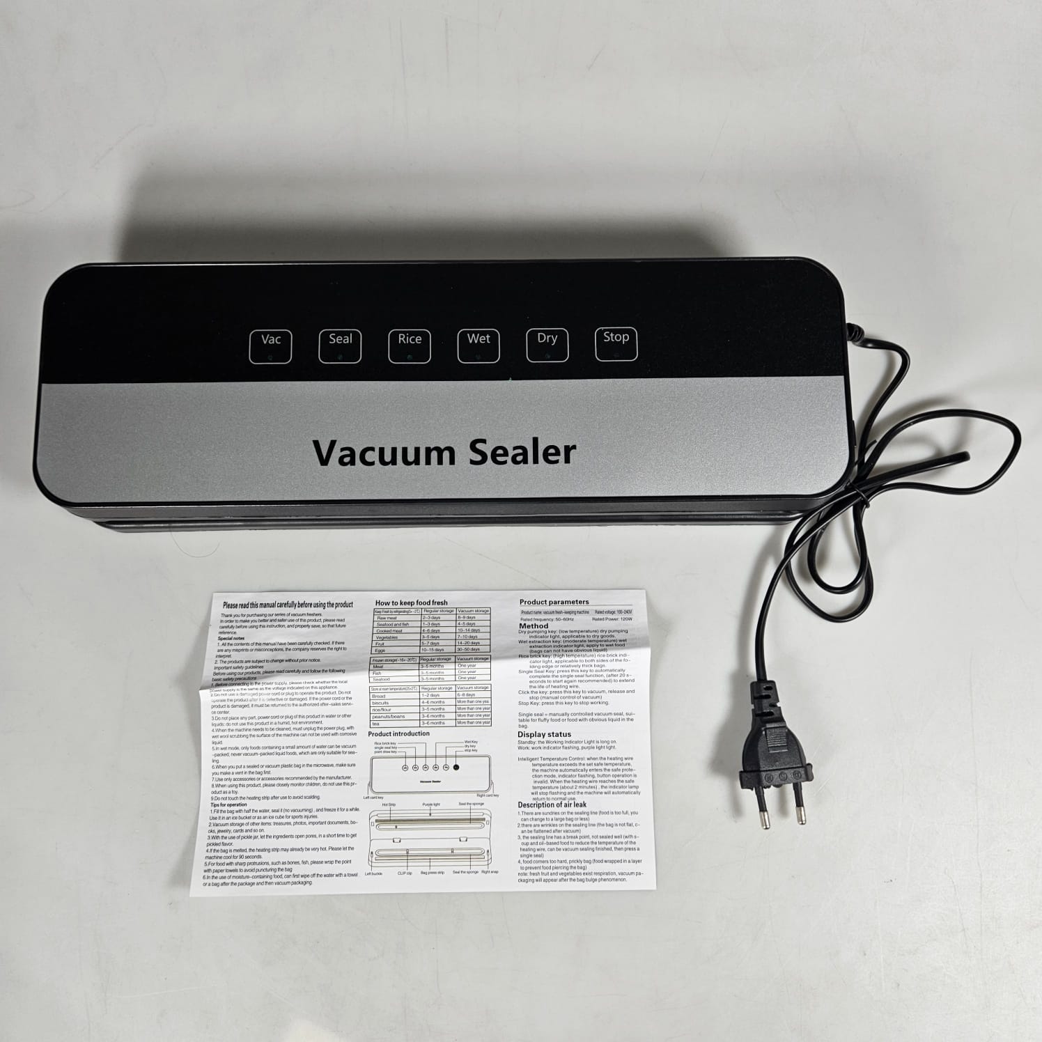 Gambar produk Donglate Alat Vacuum Sealer Packaging Machine Dry and Wet 65kPa - 98366
