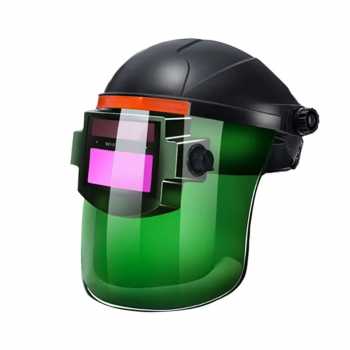 Gambar produk iRepairIt Helm Las Auto Dimming with Red Lens Transparent Welding Mask - IRI55T