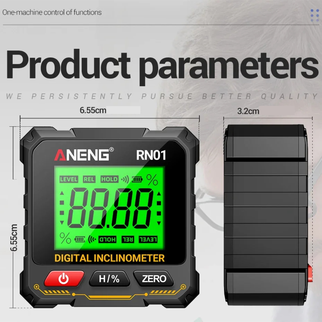 Gambar produk Aneng Angle Finder Digital Angloscope Protractor Inclinometer Magnet - RN01
