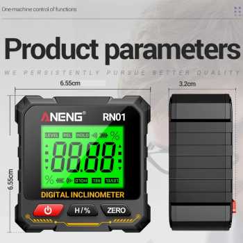 Gambar produk Aneng Angle Finder Digital Angloscope Protractor Inclinometer Magnet - RN01