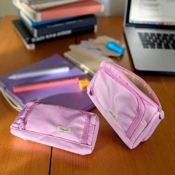 Gambar produk JOMNGUN Tempat Pensil Multi Layer Pencil Case Pouch Stationery - JM01