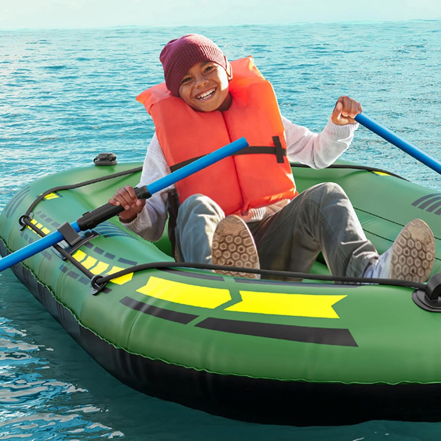 Gambar produk Mobydik Perahu Karet Mancing Inflatable Fishing Boat 2 Person - INU154