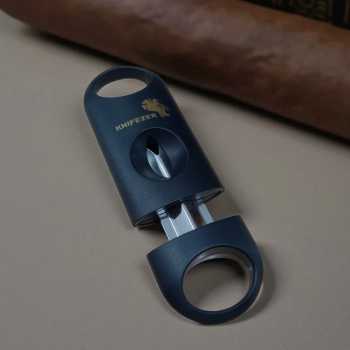 Gambar produk KNIFEZER Pemotong Rokok Cerutu Cigar Cutter Guillotine Blade V Cut - 0810S