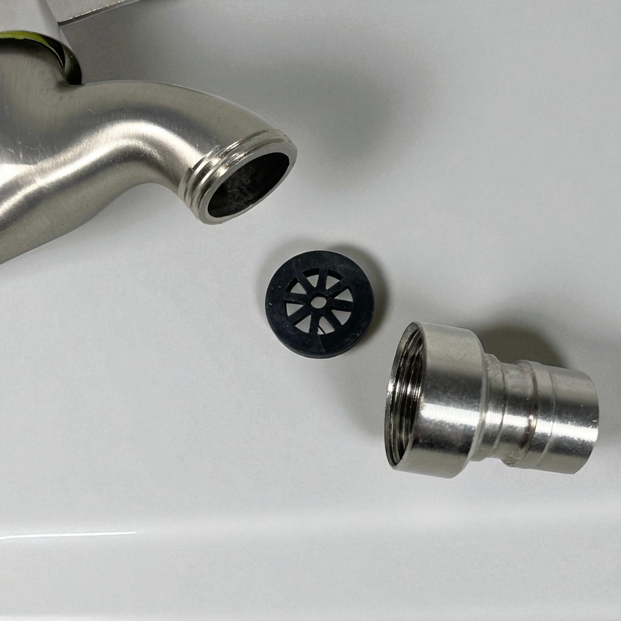 Gambar produk TAOR Keran Air Faucet Double Water Outlet Mop Pool Tap Stainless Steel - TA2
