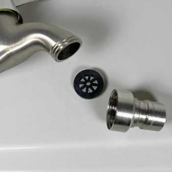 Gambar produk TAOR Keran Air Faucet Double Water Outlet Mop Pool Tap Stainless Steel - TA2