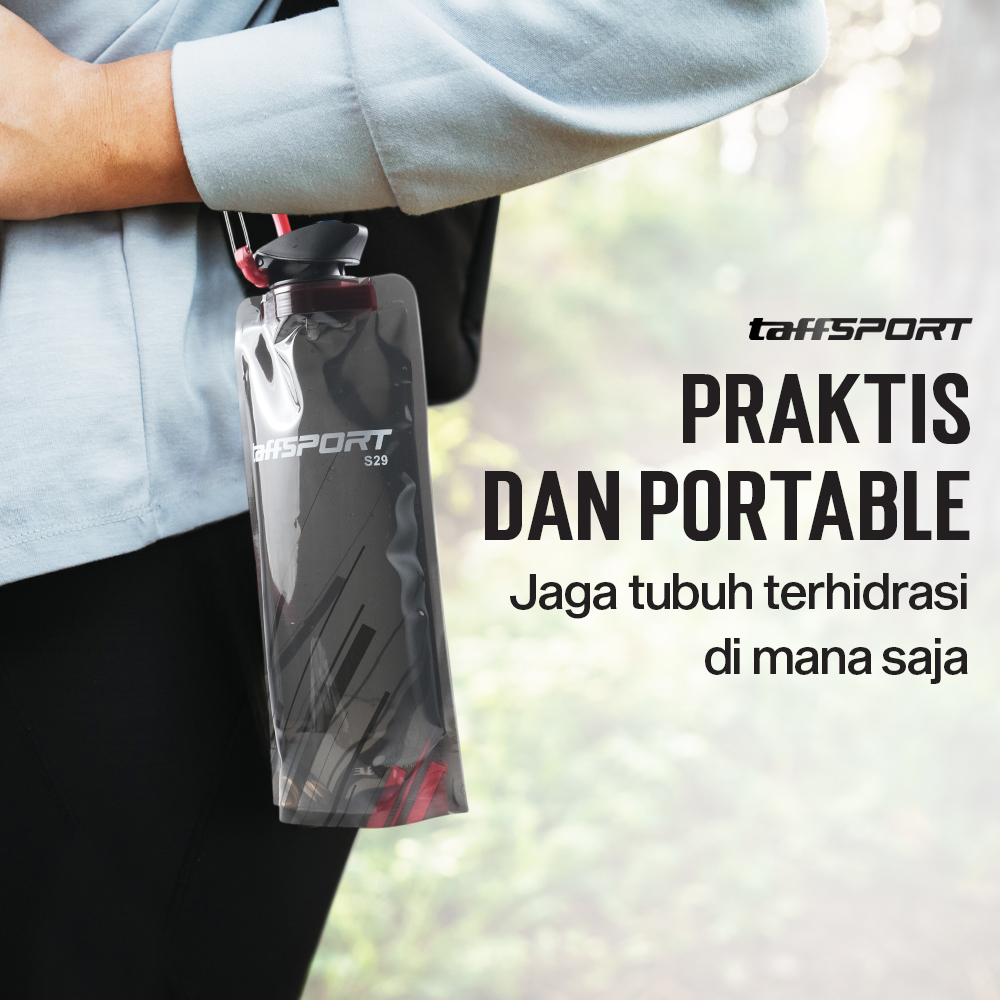 Gambar produk TaffSPORT Botol Minum Lipat Camping Hiking Drinking Bottle 700ml - S29