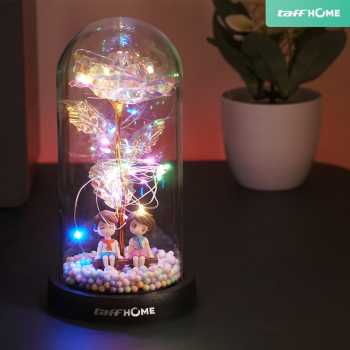 Gambar produk TaffHOME Lampu Meja Hias LED Galaxy Rose Eternal Colorful Light School Uniform Style - TH-505