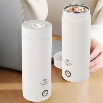Gambar produk One Two Cups Botol Minum Termos Elektrik Thermal 400ml 300W - MK-400