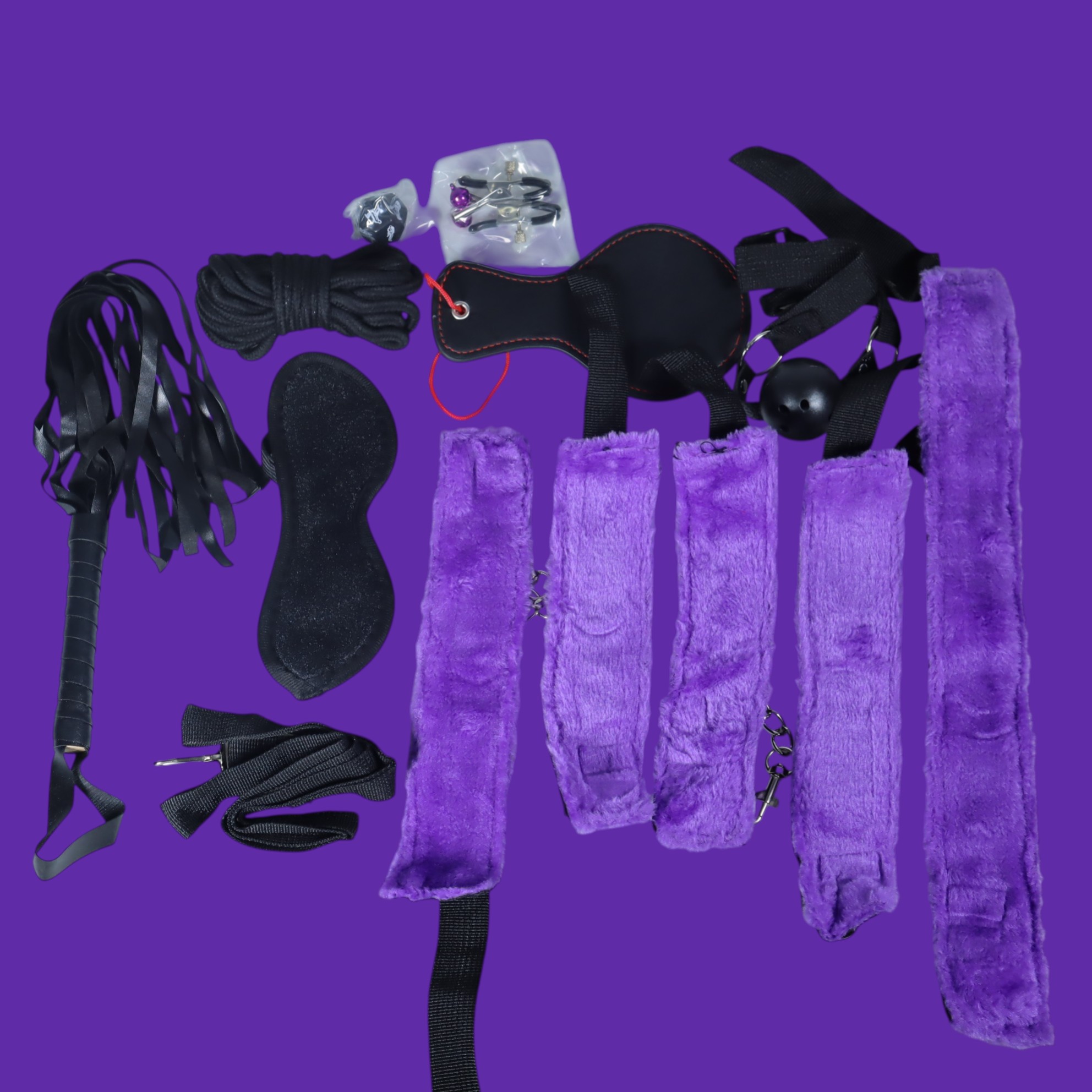 Gambar produk Cozy Feel Set Tali Pengikat Kaki Tangan BDSM Bondage Sets Rope - CZ440