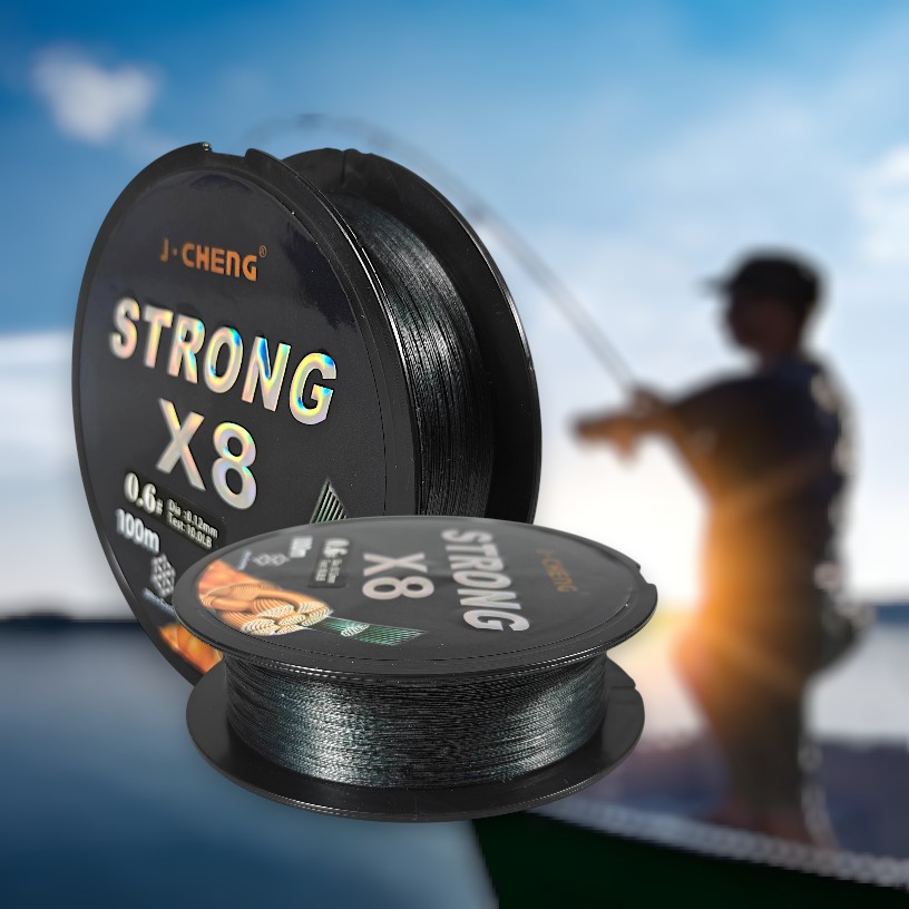 Gambar produk J-Cheng Senar Tali Pancing 8 Braided PE Fishing Line 100M 0.6 - JC4188