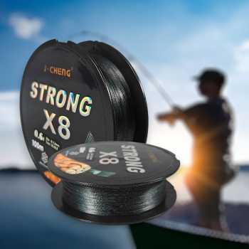 J-Cheng Senar Tali Pancing 8 Braided PE Fishing Line 100M - JC4188