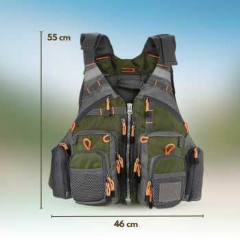 Gambar produk LIXADA Rompi Pancing Fishing Life Jacket Multi Slot - GDS09