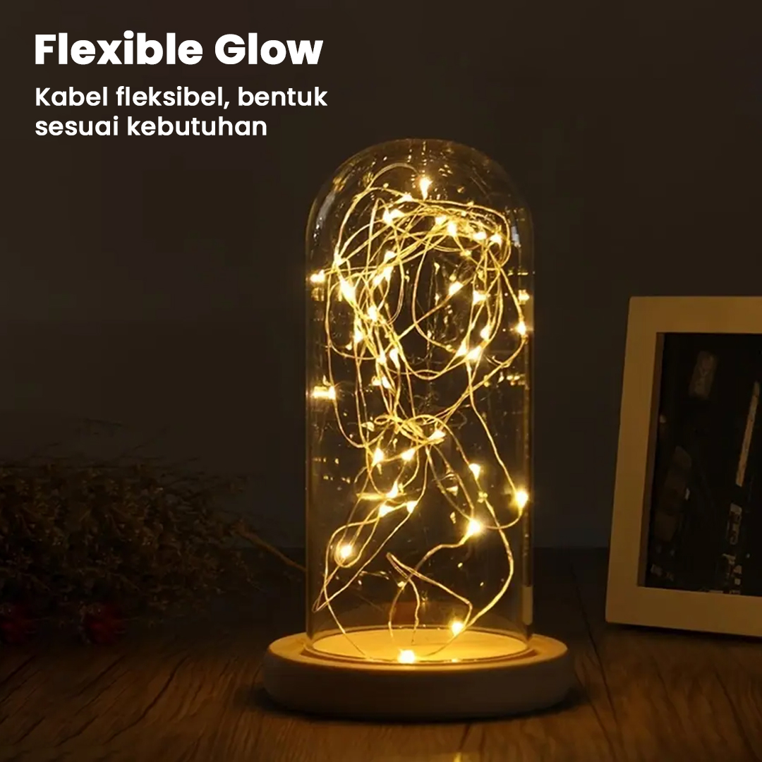 Gambar produk OKAL Lampu Hias Tumblr String Lights 50 LED 7M with Solar Panel - OKLED7