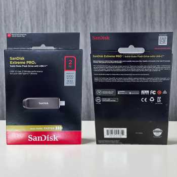 Gambar produk SanDisk Extreme PRO Flash Drive with USB Type C 1000MB/s 2TB - SDCZ890