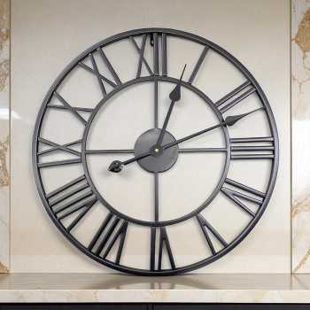 Gambar produk Meigar Jam Dinding Bulat Quartz Creative Model Vintage 50cm - H68