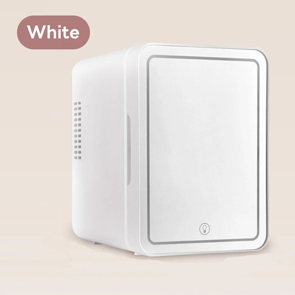 Gambar produk Nehumie Kulkas Mini Skincare Fridge Hot and Cold LED Light Mirror 4L - N40