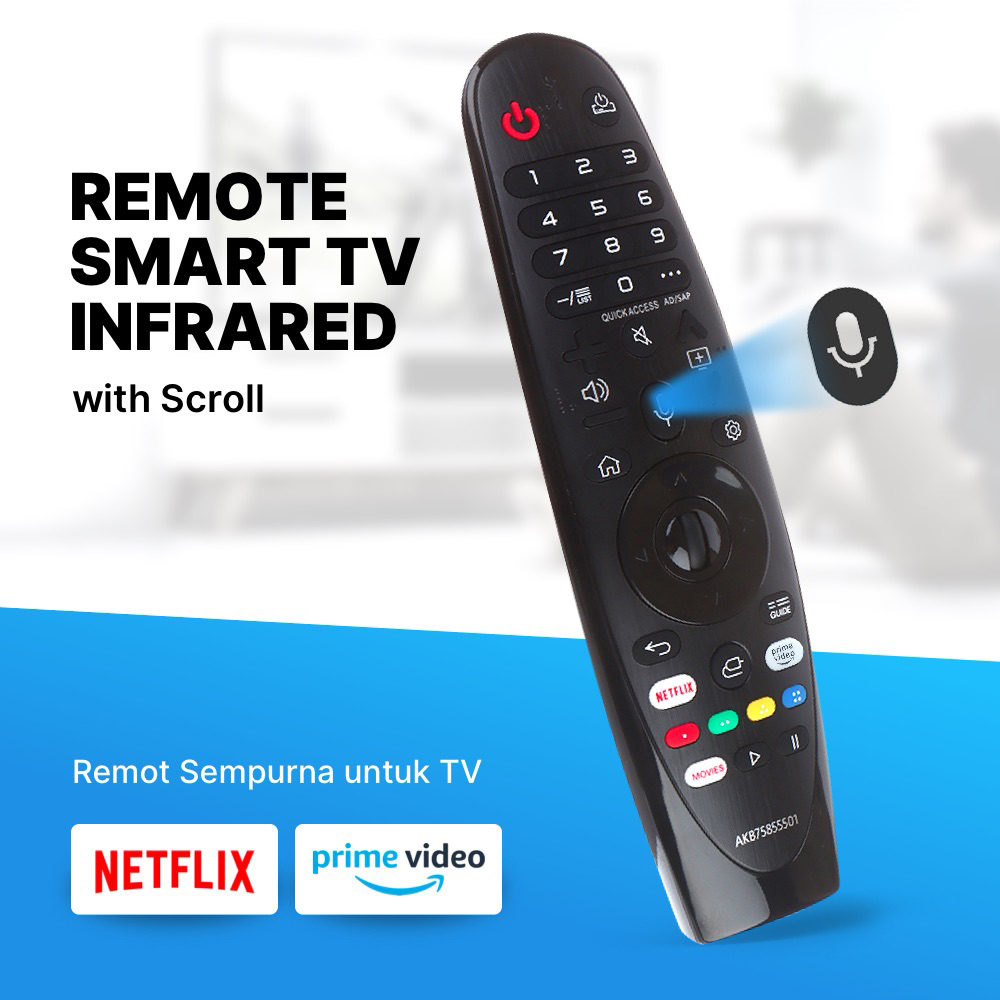 Gambar produk FreeSpace Remote TV LG Smart TV Infrared Netflix Button with Scroll - AKB75
