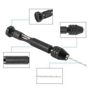 Gambar produk Taffware Bor Tangan Manual HSS Twist Drills dengan 10 Mata Bor - 3003