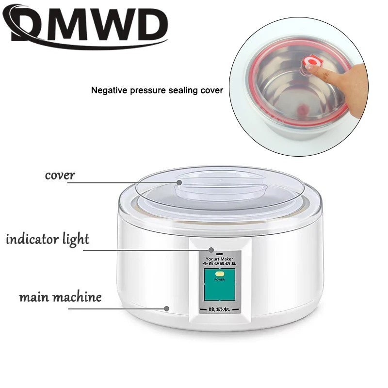 Gambar produk DMWD Mesin Pembuat Yogurt Maker Electric Automatic Machine 1.5L 15W - DM145