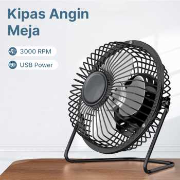 SANHUAI Kipas Angin Meja Portable Desk Table Fan USB 5.3 Inch 2.5W - A18